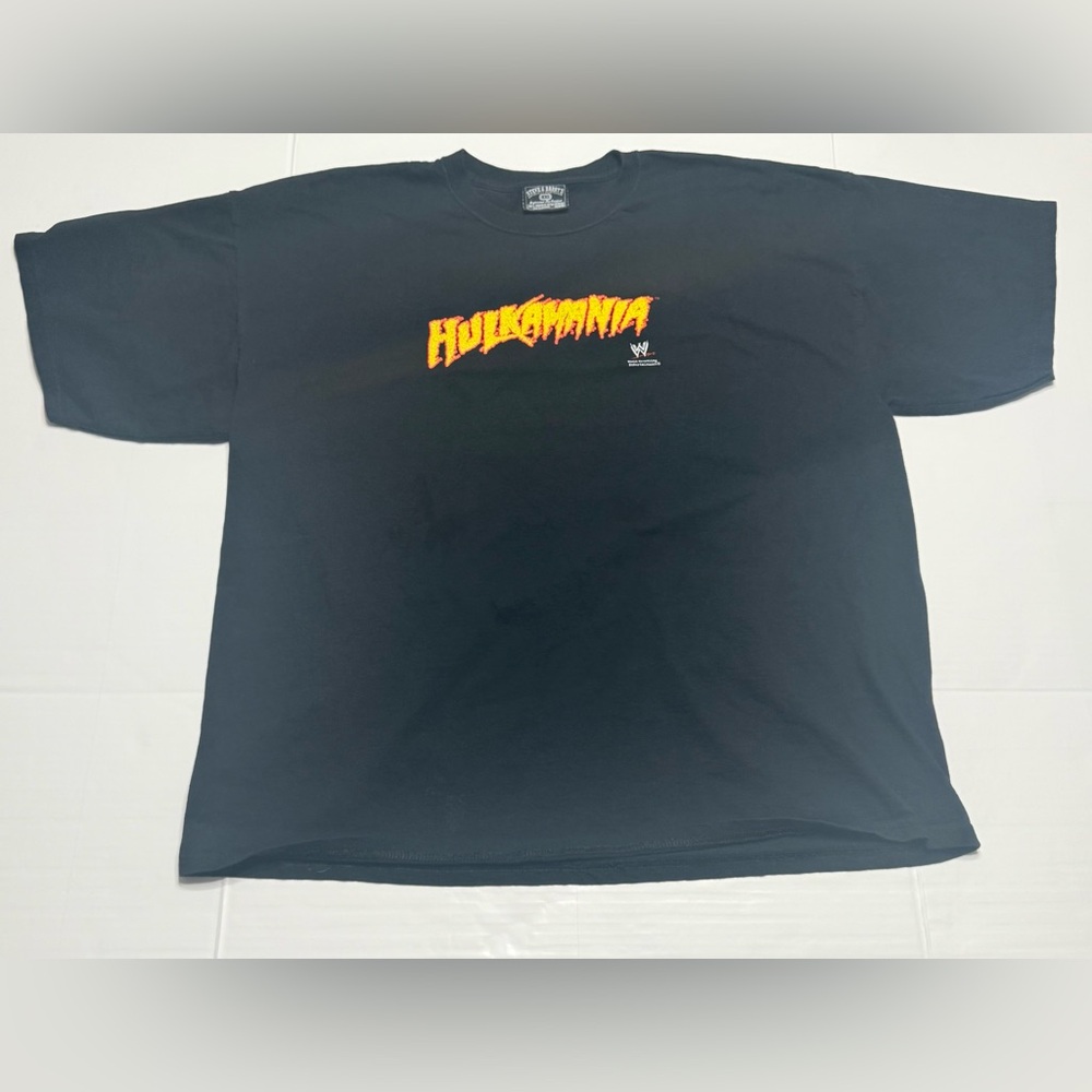 Steve & Barry's Men's WWE Hulkamania Hulk Hogan Black T Shirt Size XXL 0187 A1